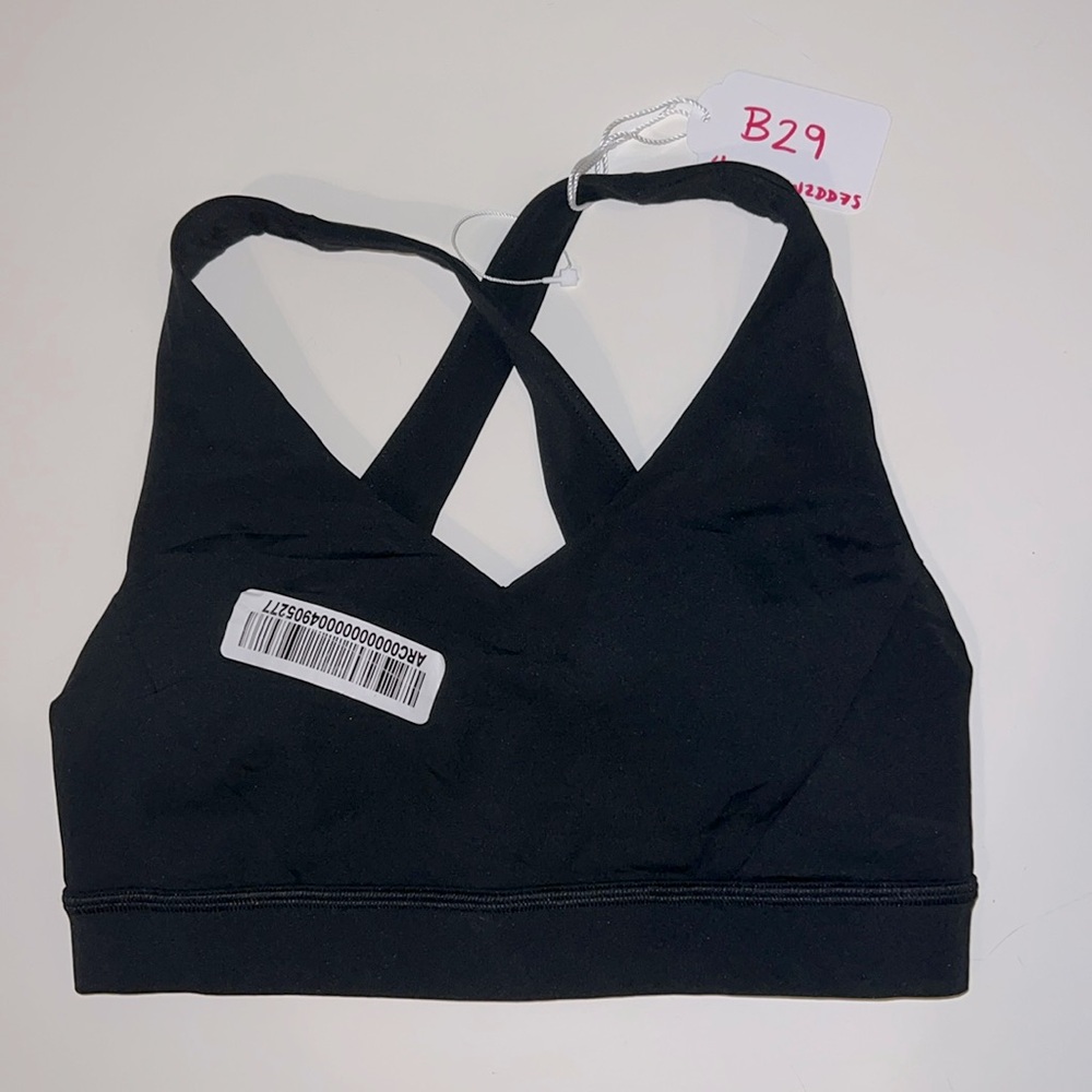 Lululemon Envital Bra *Medium Support B/C Cup, Black, Size 4